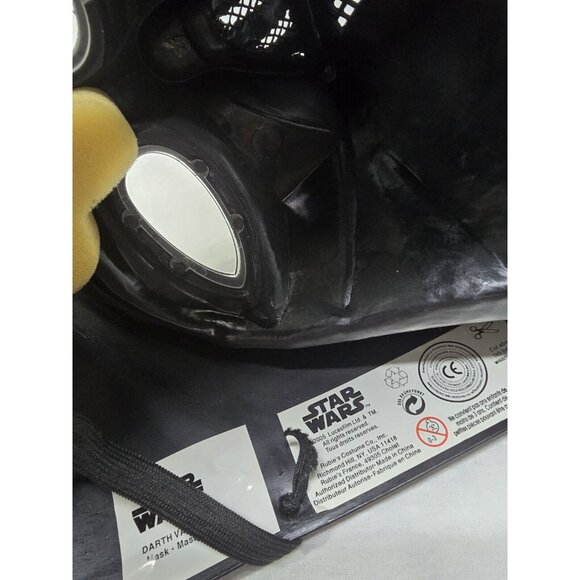 Star Wars Darth Vader Mask Helmet 2005 Rubies Costumes Vintage - Picture 10 of 16